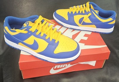 Nike Dunk Low Men's Size 11 Retro Blue Jay University Gold, UCLA Pitt DD1391-402