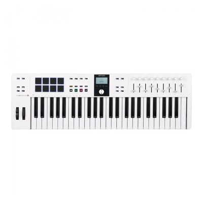 Arturia KeyLab Essential 49 MK3 MIDI Keyboard Controller - Weiß