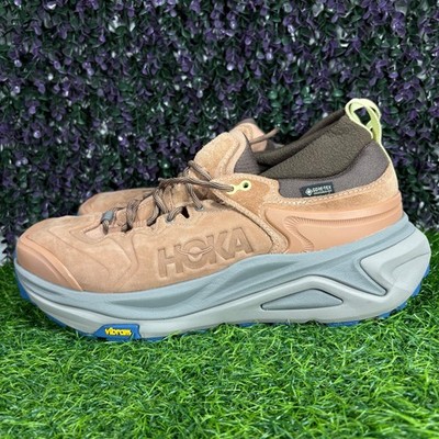 Hoka Kaha 3 Low GTX Mens Size 10.5D Maple Gravel Waterproof Hiking Shoes Comfort