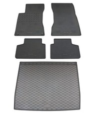 Gummi Fußmatten Kofferraumwanne für Mercedes GLB X247 2019- Set Gummimatten