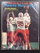 Sports Illustrated January 10 1972 National Champion Nebraska Cornhuskers