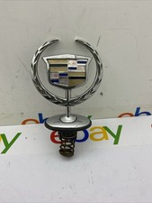 Cadillac Hood Wreath Ornament 2000-2005 Cadillac Deville Oem Hood Ornament