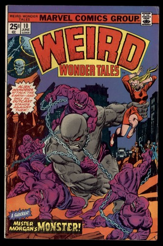 Marvel Comics WEIRD WONDER TALES #10 * 1975 nicht bewertet Comic Details gescannt
