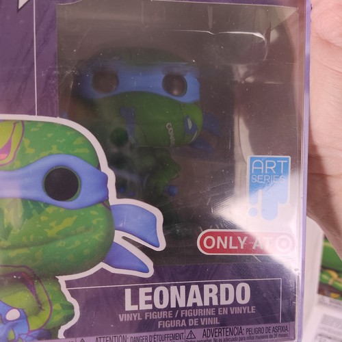 Ninja Turtles Funko Pop Set Of 2 Leonardo LE #56 Hardcase & Michaelangelo #34 - Bild 10 von 15