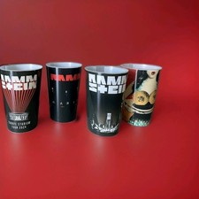 4 Cup Becher Rammstein Neu  Merchandising Fan...