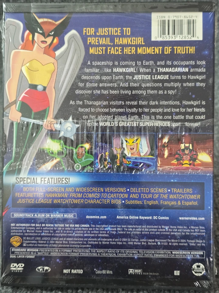 Justice League: Starcrossed - The Movie (DVD, 2004) NEW - Image 2 of 4