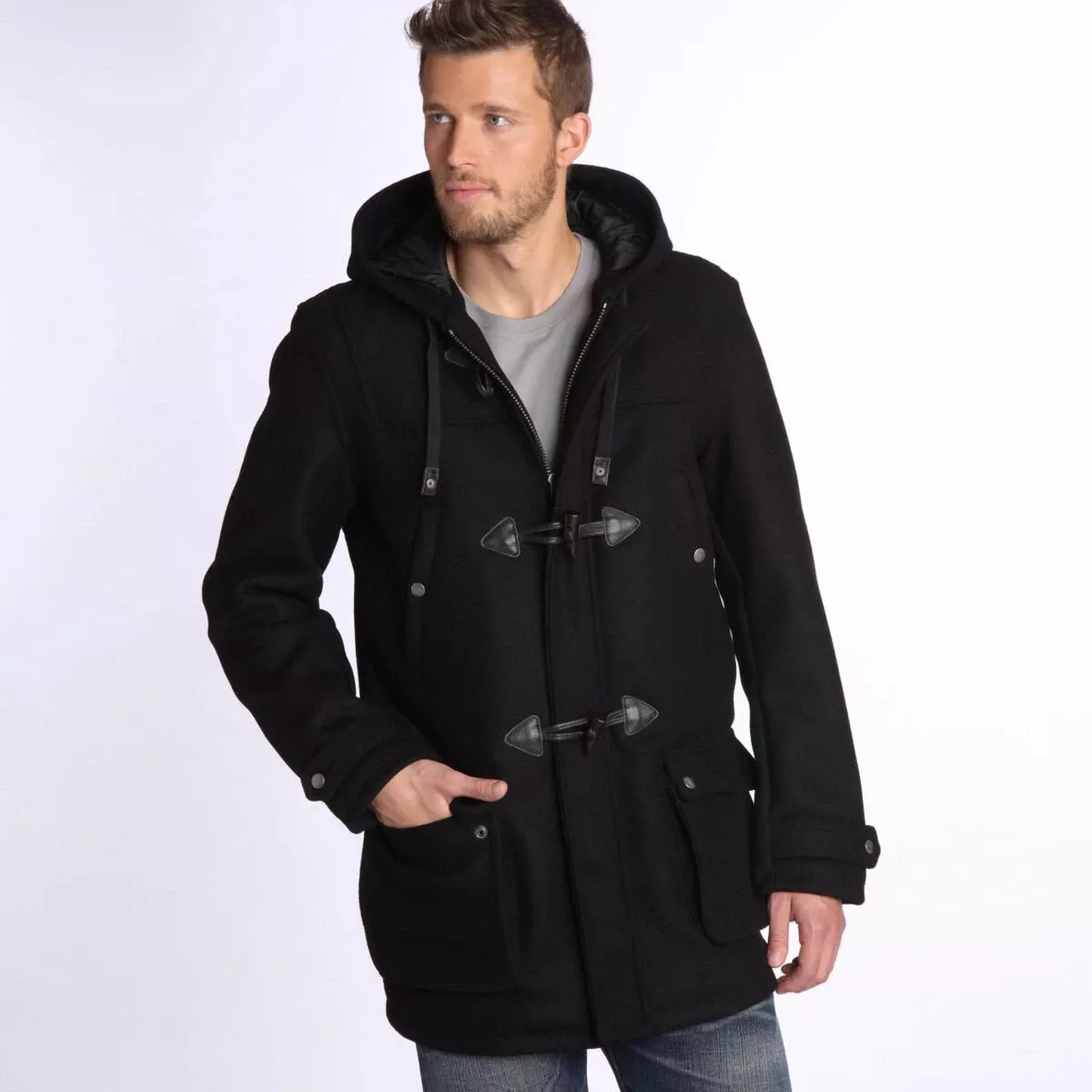 Schott wool deals jacket