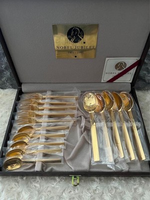 Yamazaki cutlery set, Nobel Jubilee dinner set (set of 15) NEW from
