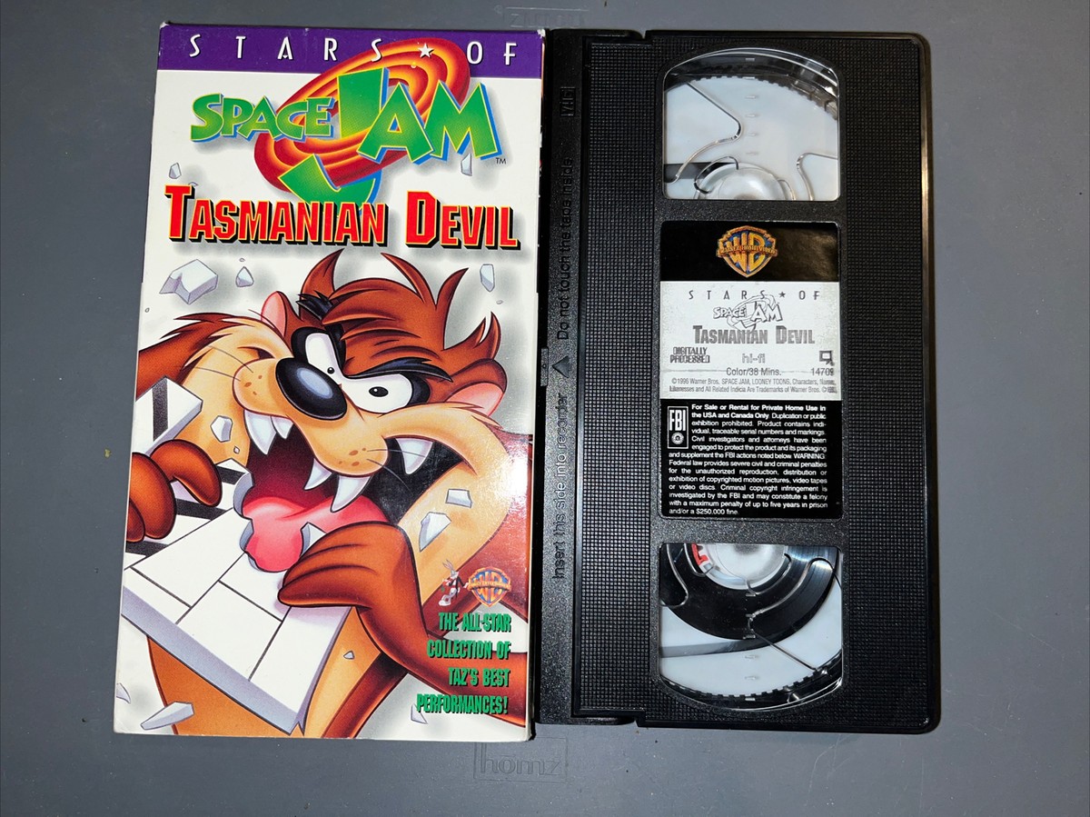 Stars of Space Jam - Tasmanian Devil (VHS, 1996) 1 85391470939| eBay