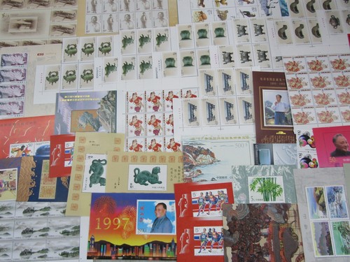 Nystamps China PRC mint NH stamp sheetlet collection high face & cost j11mi - 第 9/12 張圖片