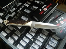 BOKER ARBOLITO HUNTER STAG 9 1/2" FIXED BLADE KNIFE MODEL #303H STAG HANDLE N695