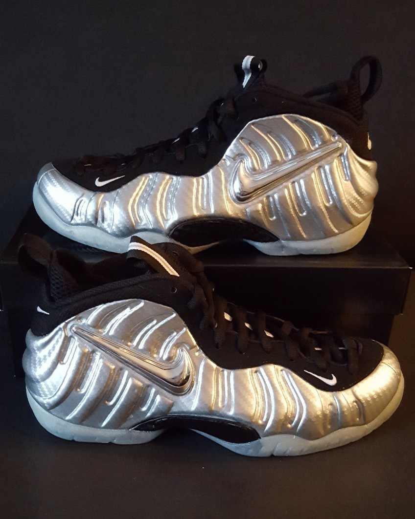 Nike air foamposite (silver surfer, schiume ds 616750 004 taglia 10 Nike air foamposite (silver surfer, schiume ds 616750 004 taglia 10