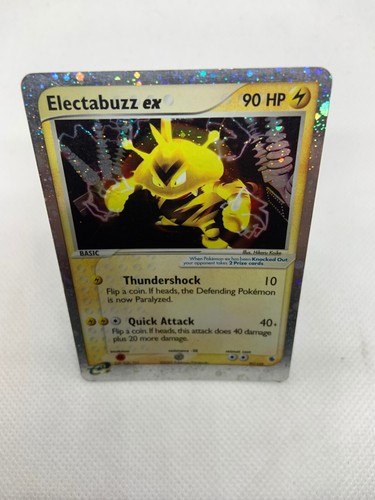 Electabuzz EX 97/109Holo Ultra Rare Ruby & Sapphire 2003 Pokemon - Picture 3 of 17