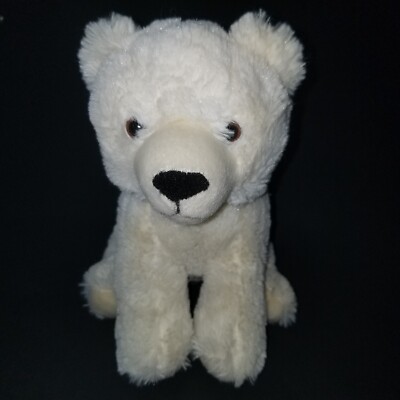 Fiesta White Polar Bear Plush 8'' Stuffed Animal Toy Lovey SOFT