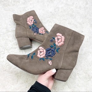 steve madden floral booties