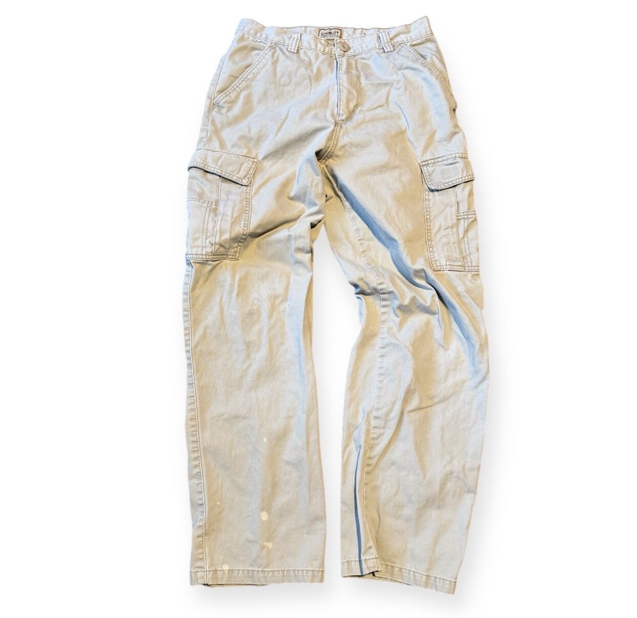 Vintage C.E. Schmidt 32x32 Workwear Cargo Pants 130893 Canvas Carpenter Utility image 3
