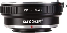 K F Concept Lens Adapter for Pentax K PK Lens to Micro 4/3 MFT Olympus Cameras