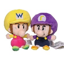 2X Bebé Wario Waluigi Super Mario Bros Juguete de Peluche Animal Figura Muñeca 6"