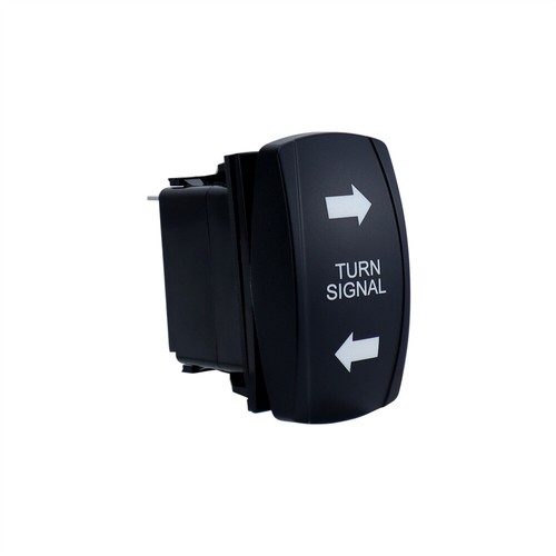 Turn Signal Rocker Switch with Green LED Flasher Light For ATV UTV RV Vehicle - Picture 10 of 19