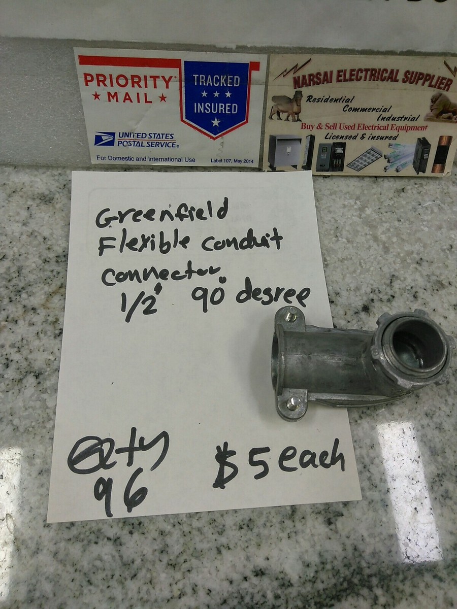 GREENFIELD FLEXIBLE CONDUIT CONNECTOR 1/2