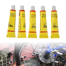 5*Bike Tyre Inner Tube Puncture Repair Rubber Cement Bicycle Tire Patch GlUE2DyA