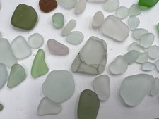 Sea Glass Mix Numerous colors, Safety glass, Pink , Bubbles Group Great Variety