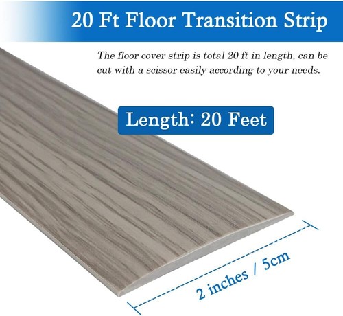 Floor Transition Strip Floor Cover Strips Self Adhesive Flooring Transitions - Picture 2 of 6