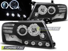 Tuning-Tec LED Angel Eyes Scheinwerfer für Mitsubishi Pajero V60 00-06 schwarz