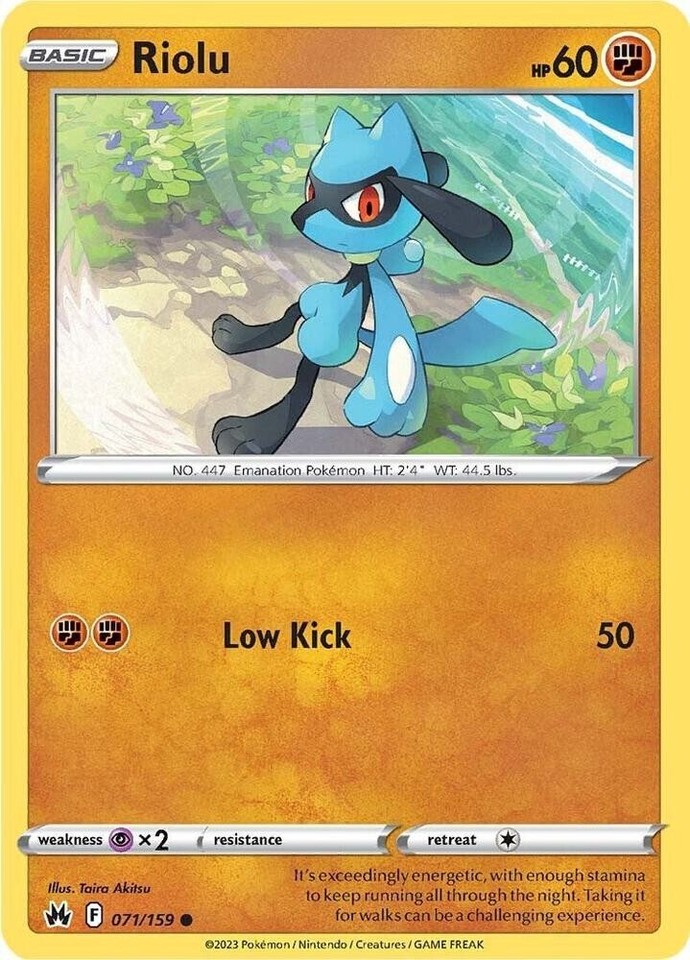 ルルオの専用ページ Riolu 071/159 Crown Zenith for sale | eBay