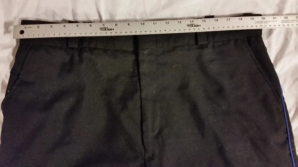 HORACE SMALL DARK BLUE WITH STRIPE MEN'S EMT EMS UTILITY WORK DRESS PANTS 36X31 - Image 3 of 4