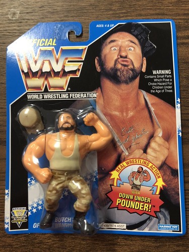 Hasbro Wwf Butch Blue Card Bushwhackers...