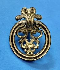 Antique Hardware Chic French Provincial Round Drop Ring Drawer Pull Cabinet Knob