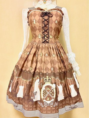 Angelic Pretty Chesschocolate ビスチェ&ボンネット｜レディース