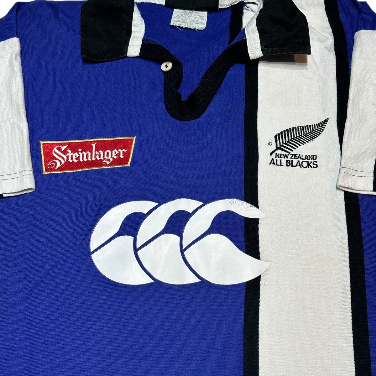 New Zealand Rugby Shirt 1996 1997 All Blacks Canterbury Jersey