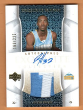 2006 Upper Deck Exquisite Rookie Julius Hodge Autograph - Jersey 163/225, Nr-Mt