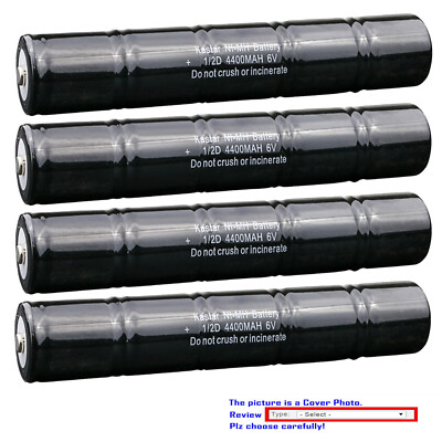 Kastar 6V 4400mAh Ni-MH Battery for Streamlight Mini Stinger 15X1701 20170