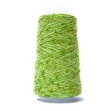 200G CONE 1.8NM 100% NYLON FEATHER YARN GREEN COLOUR FD576