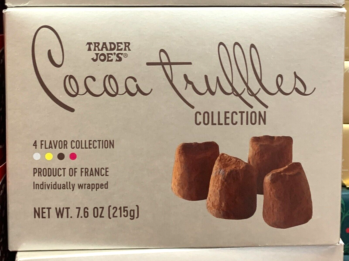 cocoa　4点おまとめ Trader Joe's Cocoa Truffles Collection 4 Flavor Individually