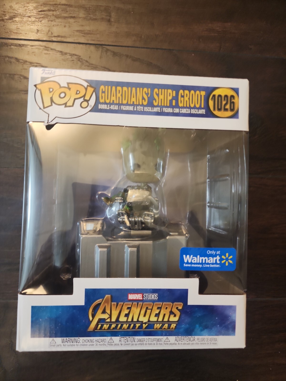 Funko Pop! De Lujo: Marvel Avengersguardians' Ship Groot #1026 Exclusivo De Walmart