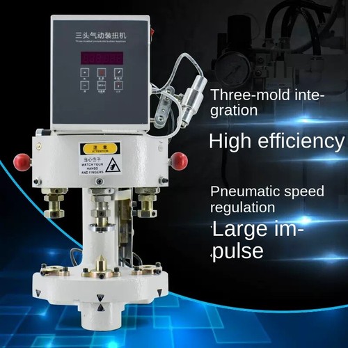 Pneumatic Three-head Buckle Machine Counting with Delay Function Safety ...