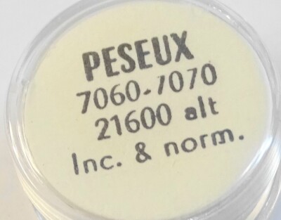 Balancier Complet Pour Montre Peseux 7060 / 7070 – Incabloc Norm – Pièce Neuve