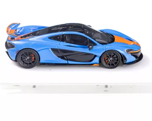 DMH 1:64 Gulf Blue P1 Super Racing Sports Model Diecast Resin Car - Picture 2 of 6