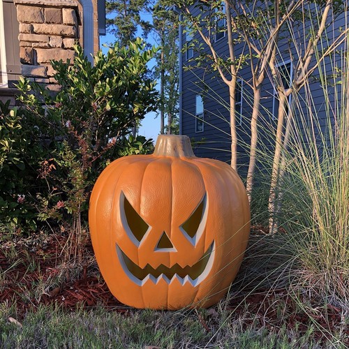 Jack O Lantern 21in Halloween Pumpkin Lantern Pumpkin Lights Party Decoration - Picture 4 of 11