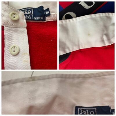 POLO USA Ralph Lauren 80s vintage cookie patch rugby shirt M POLO USA Ralph Lauren 80s vintage cookie patch rugby shirt M