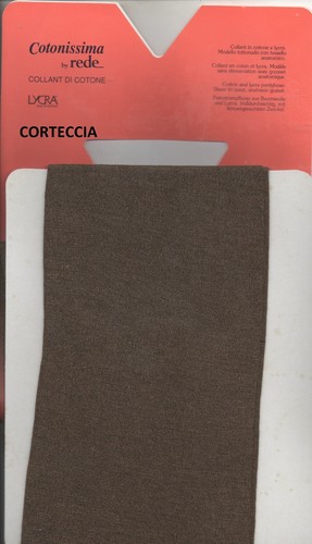 CALZE COLLANT Cotone Cotonissima Rede con Lycra Dupont Lotto 2 Pz - Picture 4 of 9
