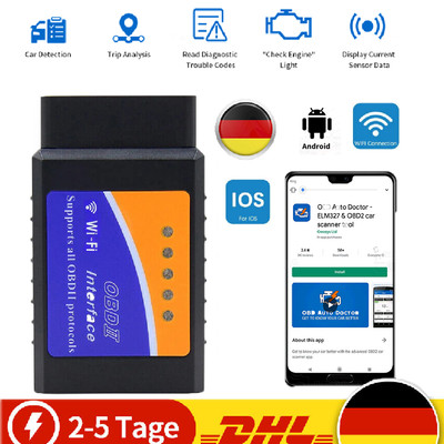 OBD2 ELM327 WiFi - Auto Diagnosegerät - Android - iOS - Windows PC - iPhone WLAN