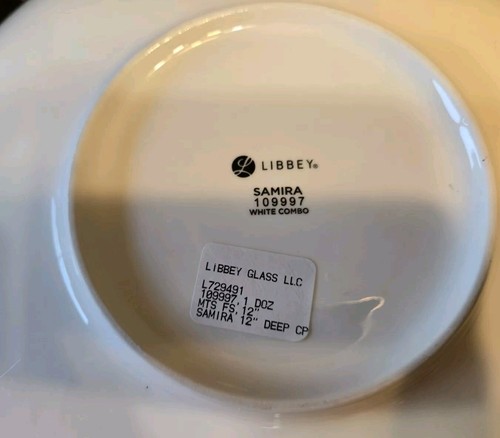 Libbey Samira 3 Piece Serving/Dessert Trays-Black & White Designs - Picture 7 of 18