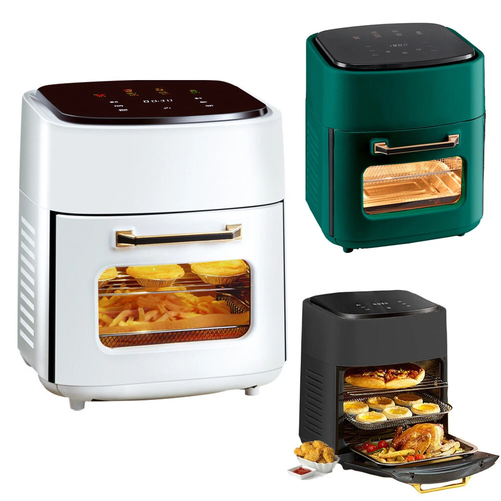 15L Large Capacity Air Fryer 3 Tier Oven Low Fat Oil Free Healthy Frying Cooker - Picture 1 of 20
