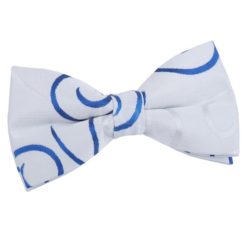 Men's Scroll Satin Evening Work Special Occasion Wedding Groom Pre-Tied Bow Tie - Picture 9 of 10