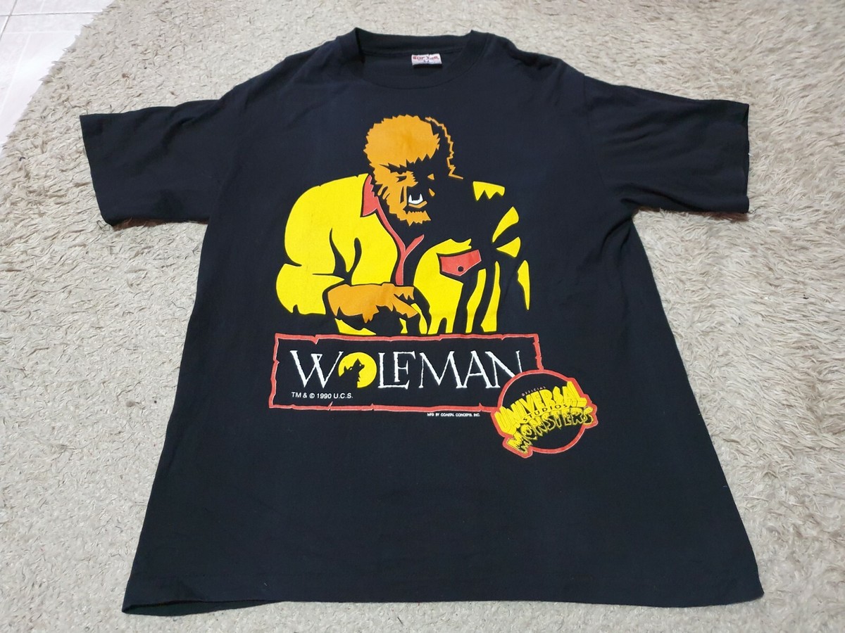 Wolfman T-shirt vintage horror movie, werewolf wolf man Vampira